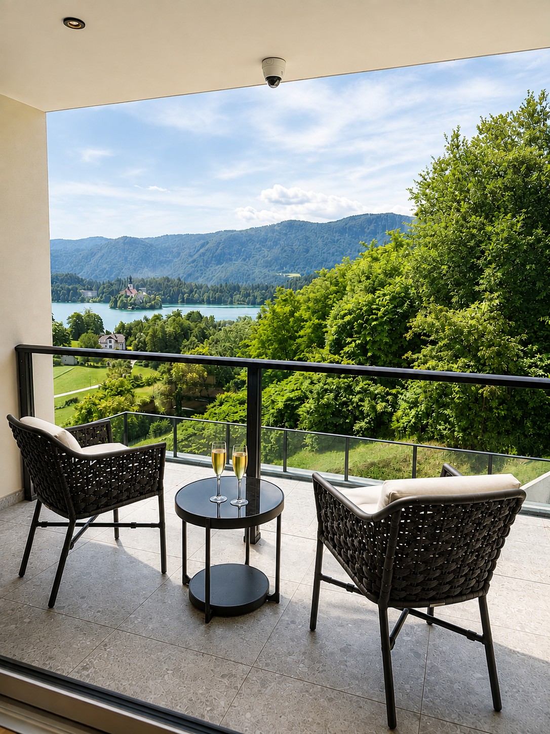 AP6: Terrace and lake view